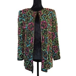 Stenay Multicolor Beaded Blazer
